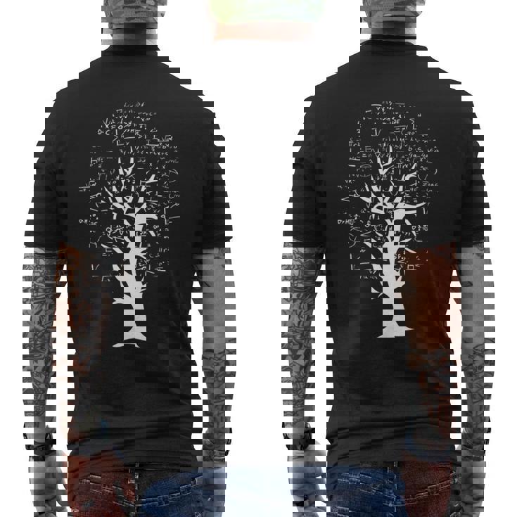 数学知識ツリー – 数式と方程式 長袖tシャツ メンズTシャツ バックプリント