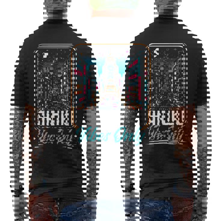 新宿 日本旅行 日本語 I Love Japan メンズTシャツ バックプリント