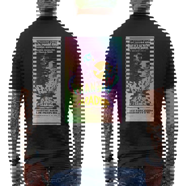 映画 クラシック ポスター ロックンロール ファントム 長袖tシャツ メンズTシャツ バックプリント