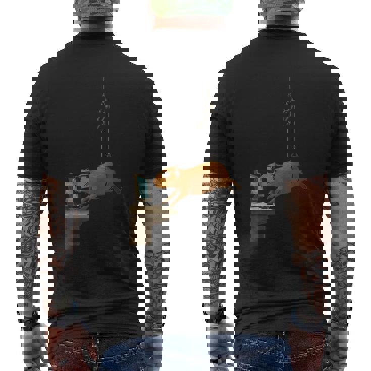 最高にクールなカピバラスパイインハイスト メンズTシャツ バックプリント