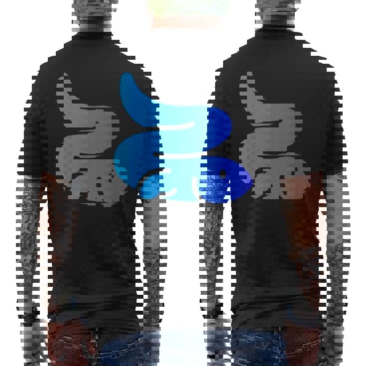 本当にうなぎのように うなぎ ウナギ ウナギ スピリットアニマル メンズTシャツ バックプリント