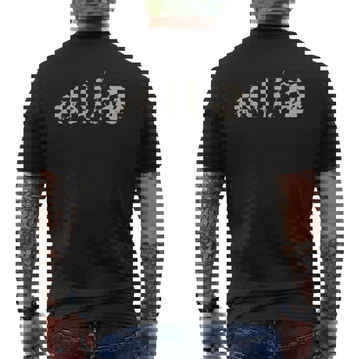 柔術エボリューション メンズTシャツ バックプリント