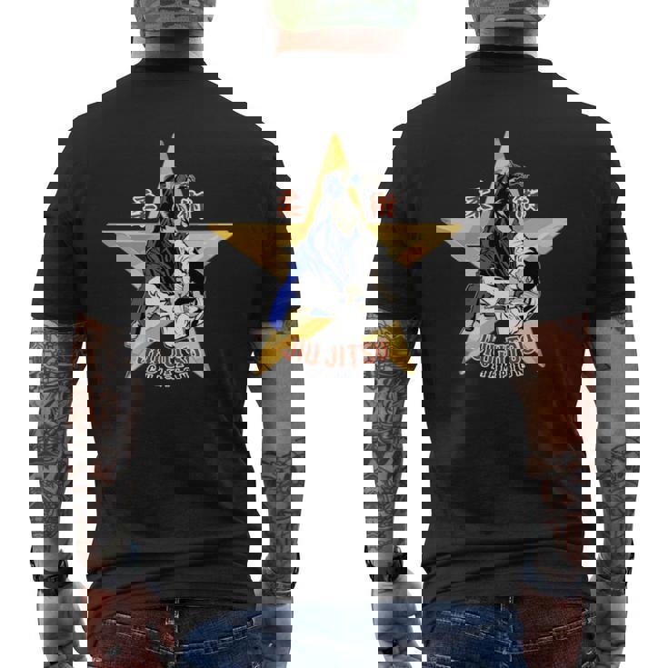 柔術スター、チャンピオン 長袖tシャツ メンズTシャツ バックプリント