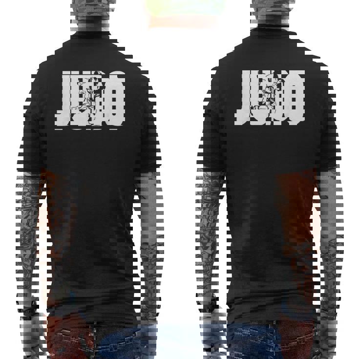 柔道武道インストラクター 教師 ギフトtシャツ メンズTシャツ バックプリント