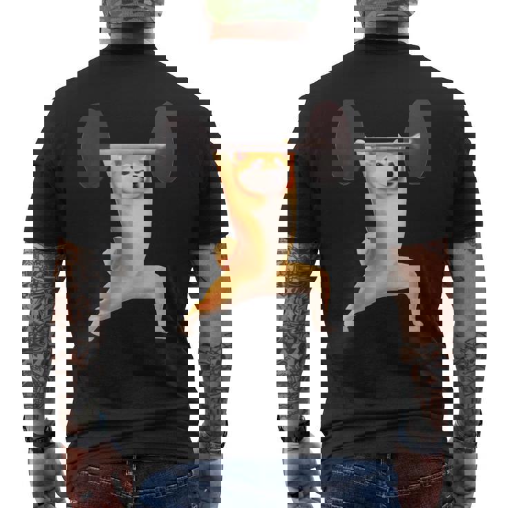 柴犬 イヌ 面白いtシャツ 犬 筋トレ 文字入り メンズ おもしろ 面白い 服 おもしろグッズ 文字tシャツ ネタ 長袖tシャツ メンズTシャツ バックプリント