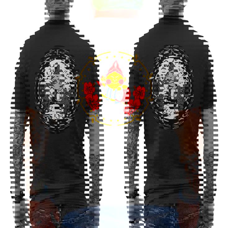 沖縄シティジャパン マンホール 永房エイサー Drainspotters 琉球 メンズTシャツ バックプリント