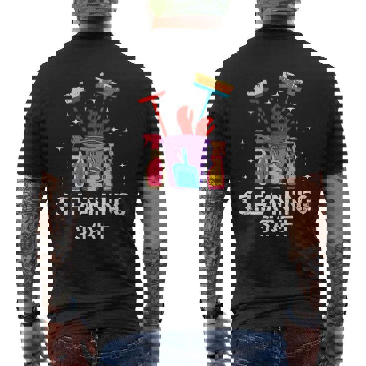 清掃スタッフ ハウスキーパー クリーナー ハウスキーピングスタッフ メンズTシャツ バックプリント