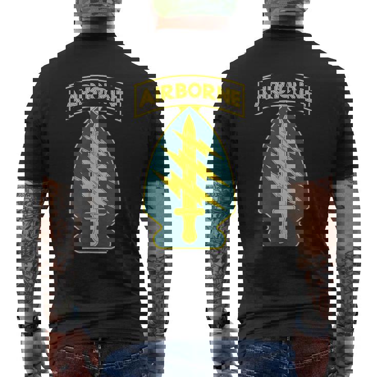 特殊部隊空挺師団 メンズTシャツ バックプリント