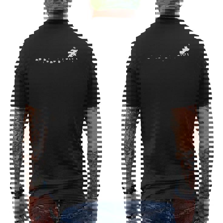 狩猟 鹿 卵 鹿 トレイル トレイル ハンティング 服 ハンター メンズTシャツ バックプリント