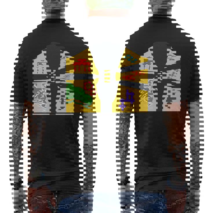 琉球備形沖縄沖縄内南朱型 三線 長袖tシャツ メンズTシャツ バックプリント