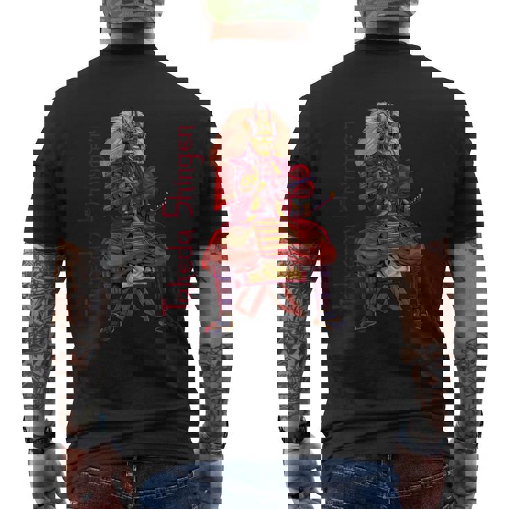 甲冑武者 武田信玄 メンズTシャツ バックプリント