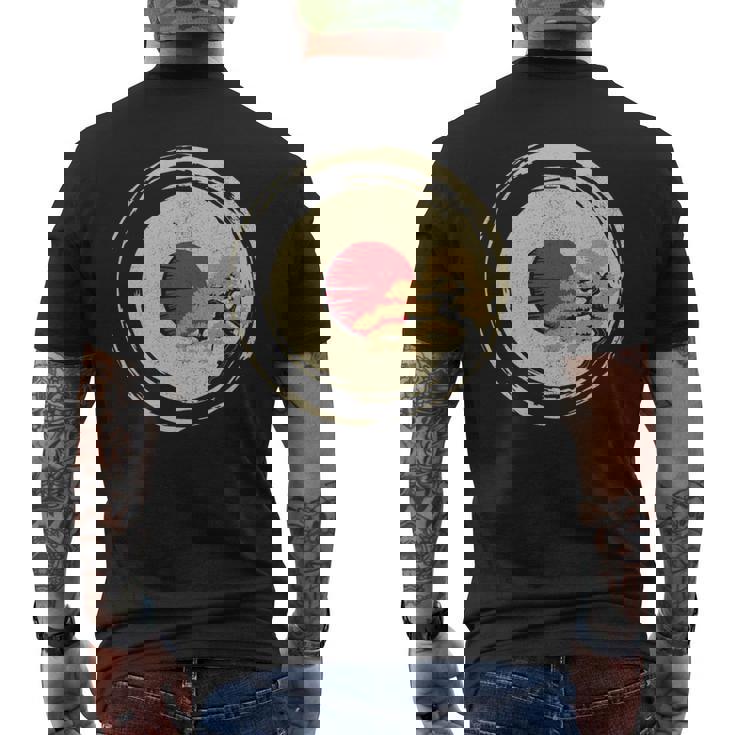 盆栽日本禅tシャツ 長袖tシャツ メンズTシャツ バックプリント