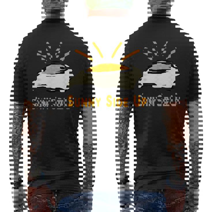 目玉焼き サニーサイドアップ メンズTシャツ バックプリント
