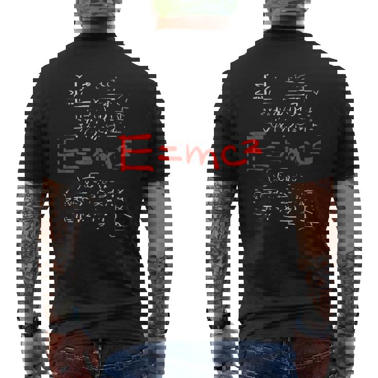 相対性理論 E Mc2 理論式 物理学研究 メンズTシャツ バックプリント