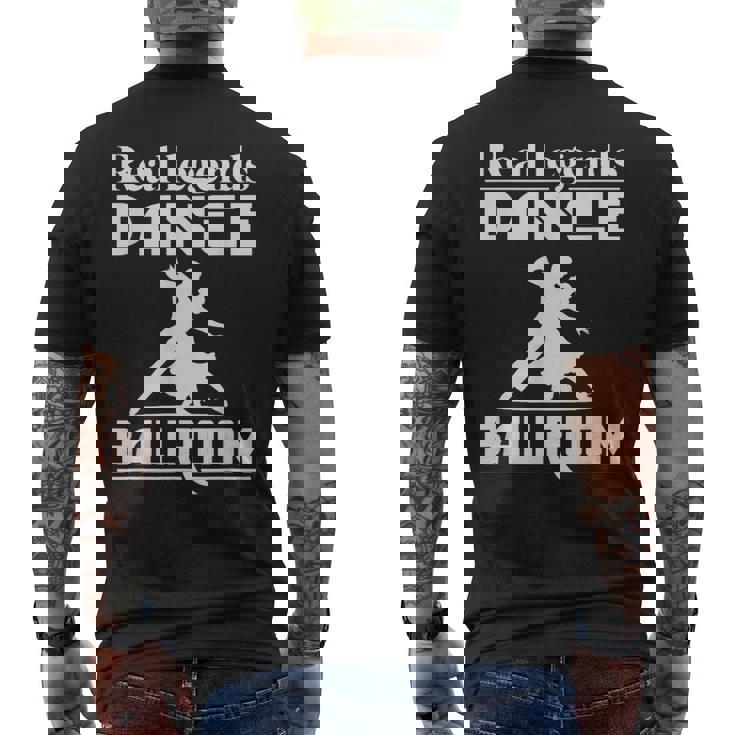 社交ダンサーのための面白い社交ダンスデザイン。 メンズTシャツ バックプリント