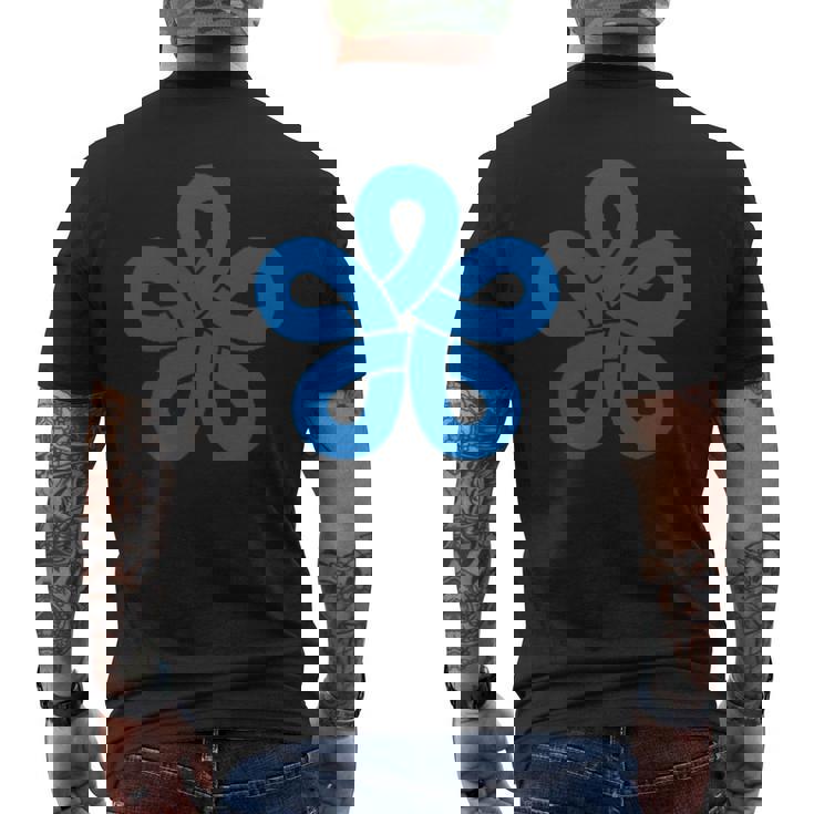 福岡県特殊旗 シンボル 日本 九州 メンズTシャツ バックプリント