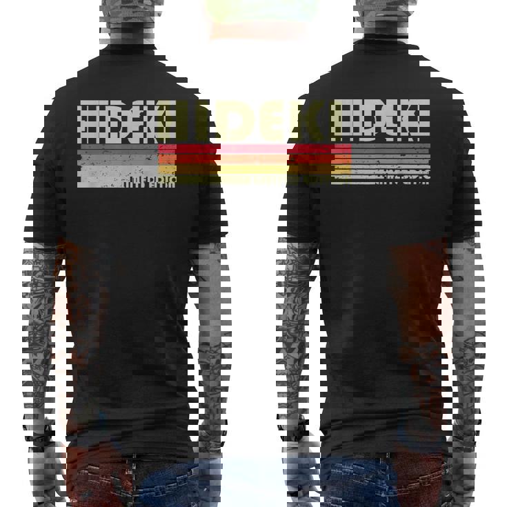 秀樹 レトロ ヴィンテージ 和名 メンズTシャツ バックプリント