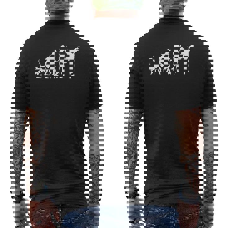 空手の進化 メンズTシャツ バックプリント