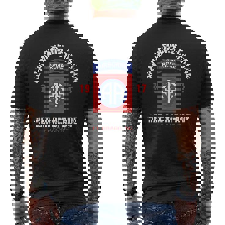 第82空挺師団 メンズTシャツ バックプリント