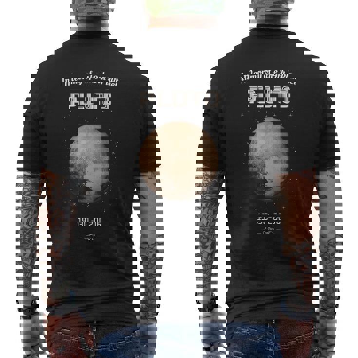 第9惑星冥王星 メンズTシャツ バックプリント