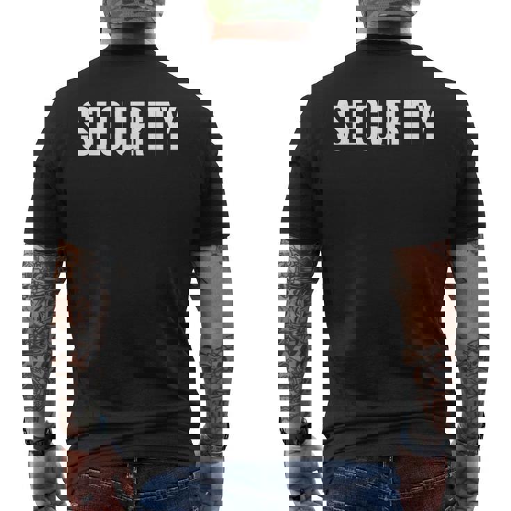 簡単なハロウィーンコスチューム 両親の保護 引用 セキュリティ メンズTシャツ バックプリント