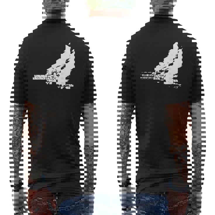 綱引きロープチームチーム。 メンズTシャツ バックプリント