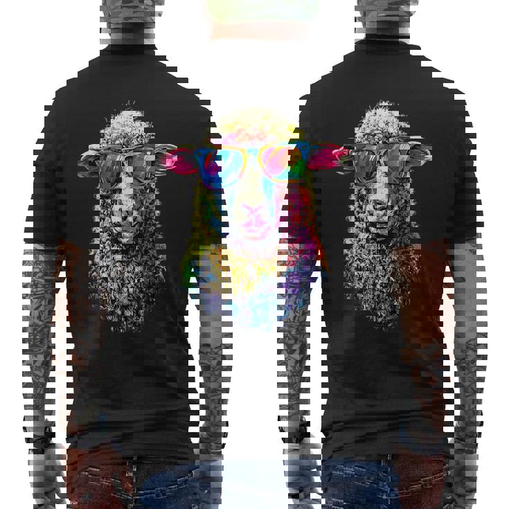 羊 子羊 小型羊 国産羊 羊飼い 甘い羊 メンズTシャツ バックプリント