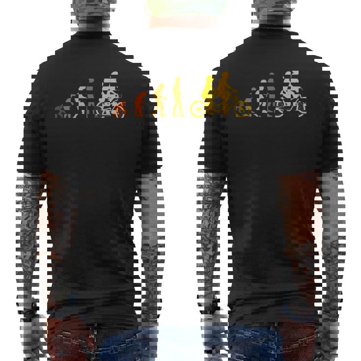 自転車 タンデムバイク タンデムバイク メンズTシャツ バックプリント