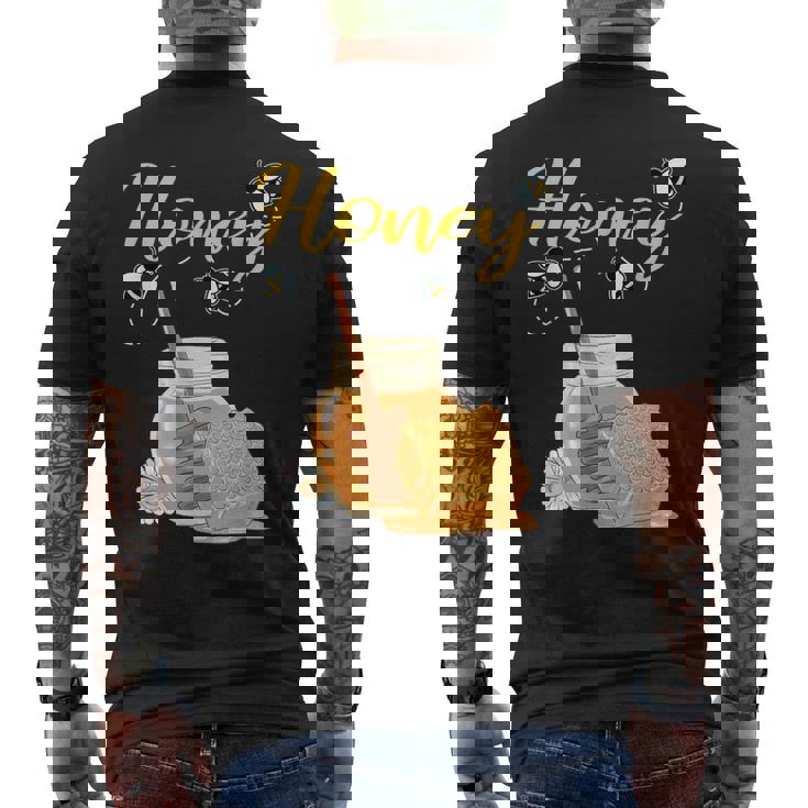 蜂蜜 養蜂 ギフト 養蜂 蜂 メンズTシャツ バックプリント