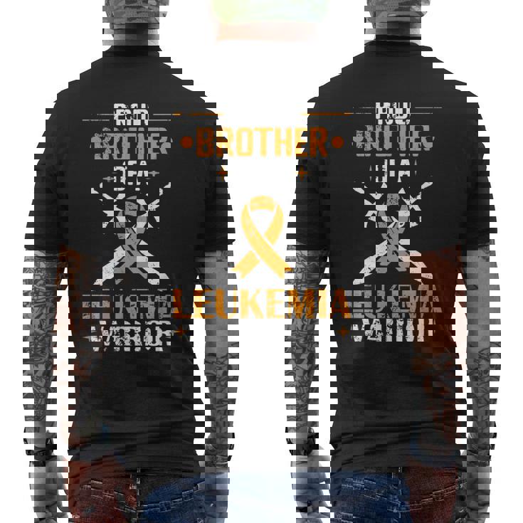誇り高き兄弟 白血病戦士 メンズTシャツ バックプリント
