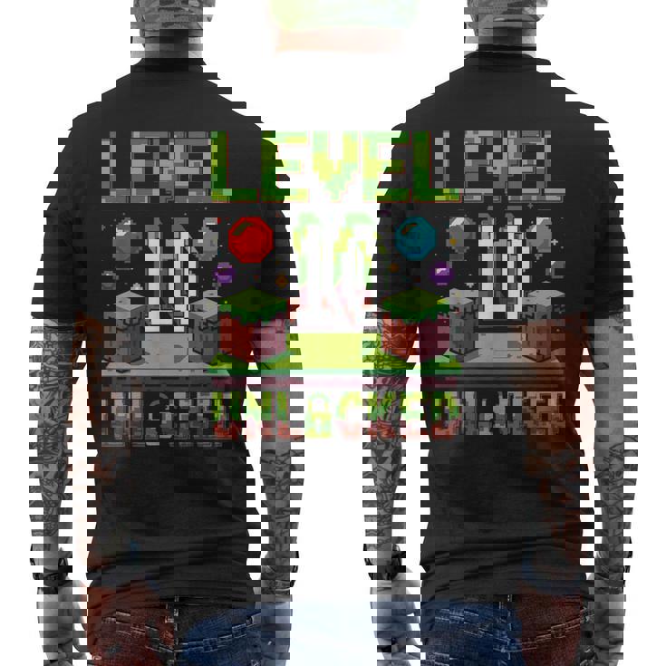 誕生日 男の子 シャツ レベル 10 ロック解除 10歳の誕生日 男の子 メンズTシャツ バックプリント