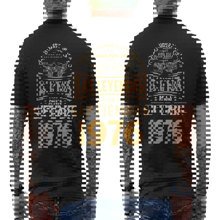 メンズ 誕生日プレゼント The Legends 1976年9月 メンズTシャツ バックプリント