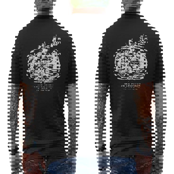 野生の島のロズ Gentle Parenting メンズTシャツ バックプリント