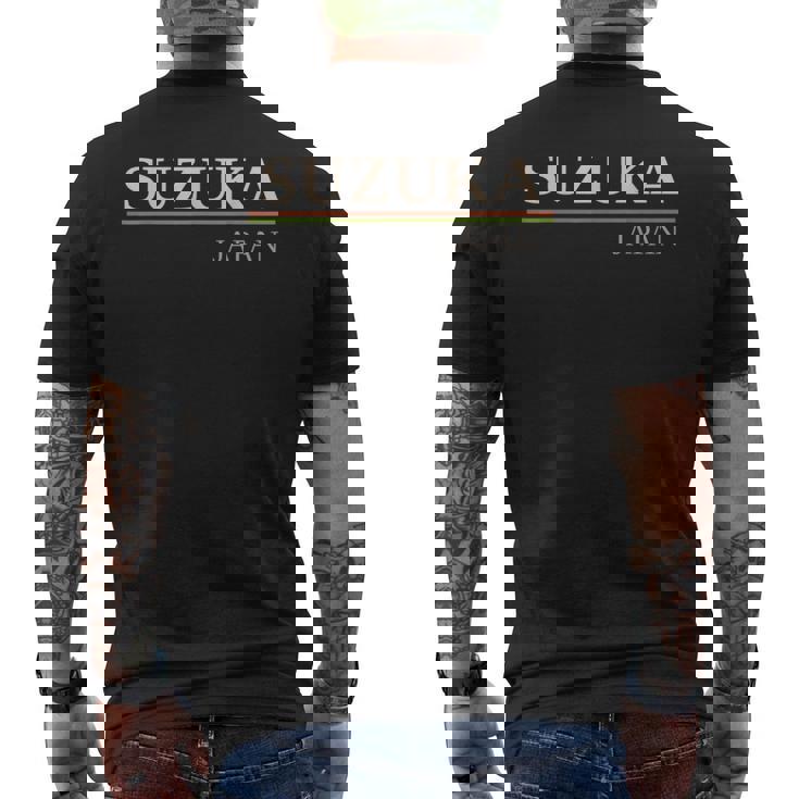 鈴鹿ジャパン メンズTシャツ バックプリント