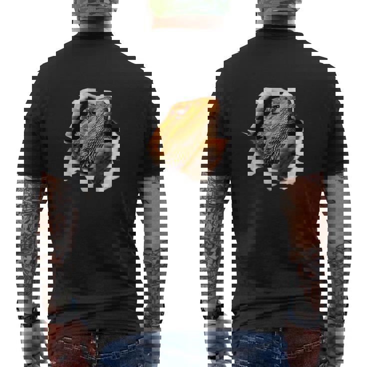 面白いtシャツ イグアナ トカゲ 爬虫類 メンズ 動物 グッズ おもしろ 面白い 服 ネタ 動物 珍獣 メンズTシャツ バックプリント