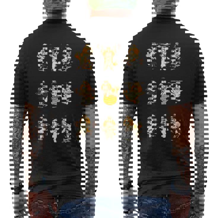 面白いtシャツ 犬 シーズー 筋トレ ジム イヌ グッズ かわいい おもしろtシャツ 面白い 服 ネタ メンズTシャツ バックプリント