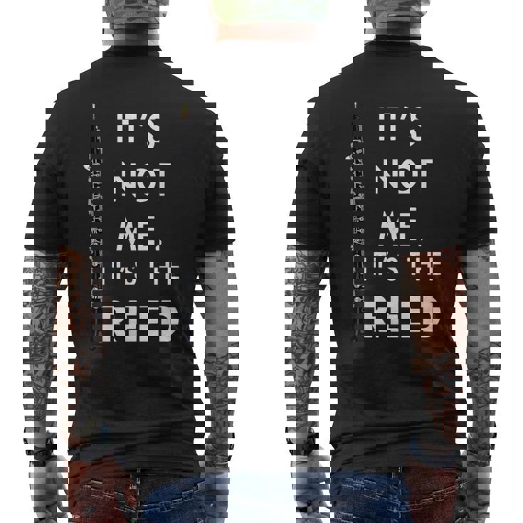 面白いオーボエ奏者 オーボイスト ミュージシャン 音楽教師 プン オーボエ メンズTシャツ バックプリント