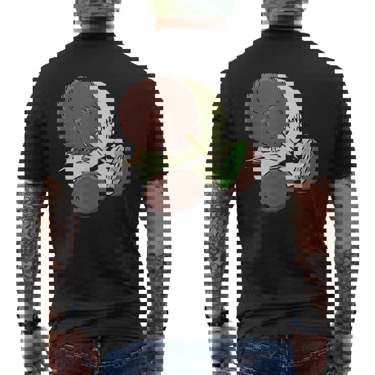 面白いキウイの鳥とキウイのフルーツキウイ、キウイの鳥好き。 メンズTシャツ バックプリント