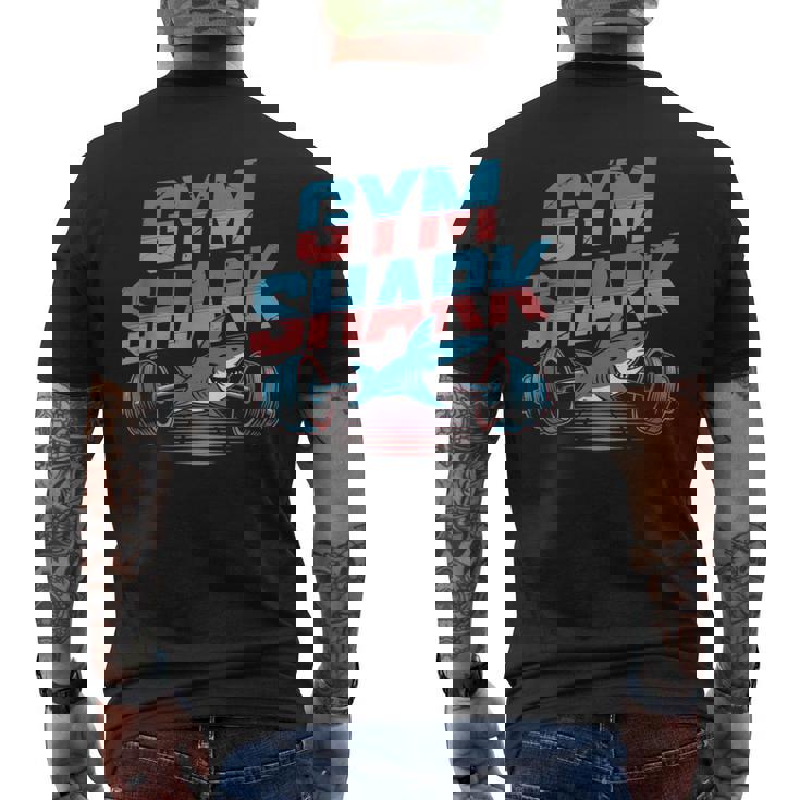 面白いジムシャークシャツ – フィットネス愛好家tシャツ メンズTシャツ バックプリント