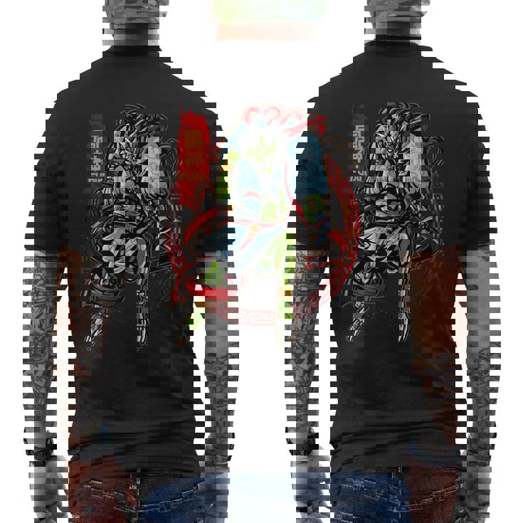 風神 風神 両部 古代日本神話 神 メンズTシャツ バックプリント