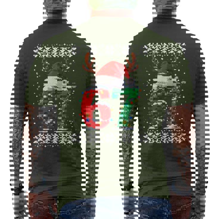 6 7 Couple Pajamas Six Seven Matching 67 Ugly Christmas Men's T-shirt Back Print