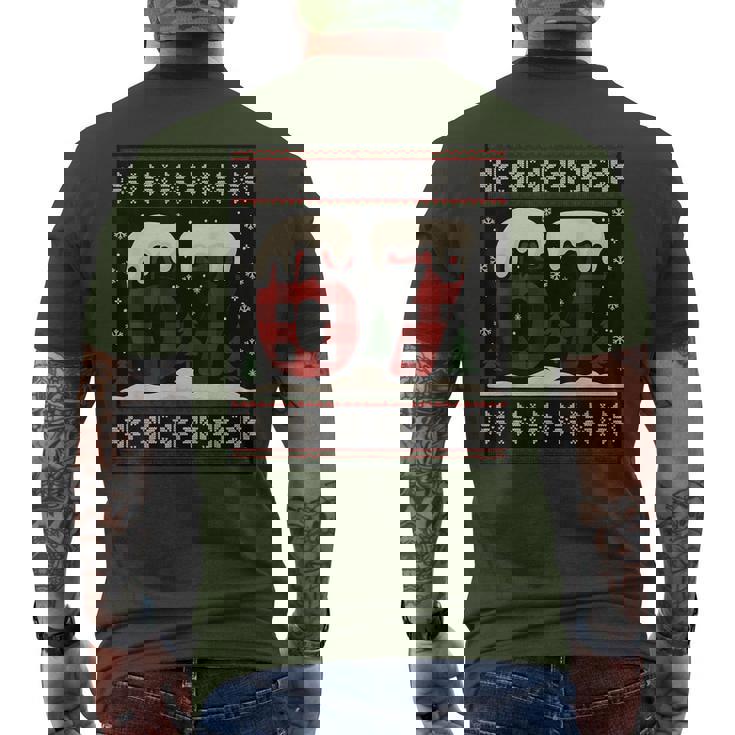 67 Ugly Christmas Party For Holiday Fun Men's T-shirt Back Print