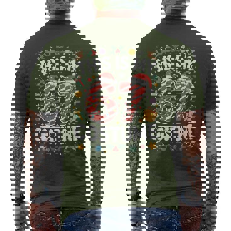 This Is My Christmas 67 Costume Number 6 7 Meme Saying 6 7 Men's T-shirt Back Print