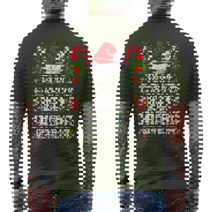 This Is Too Hot For Ugly Christmas Sweater Xmas W Men's T-shirt Back Print