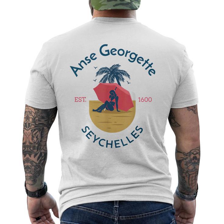 Anse Georgette Praslineychelles T-shirt imprimé au dos
