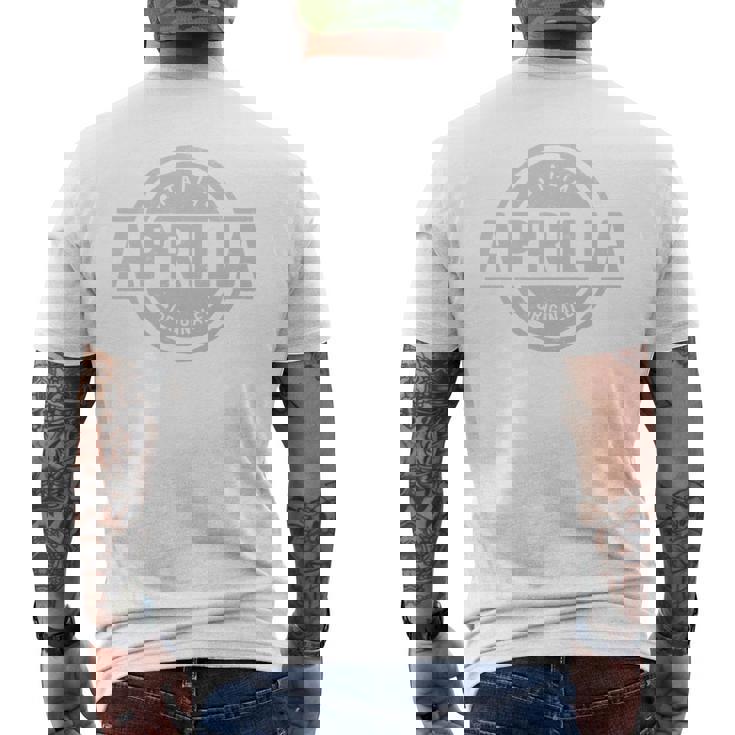 Aprilia Italia Aprilia Italy 公式 アプリリア ラツィオ Cv23 長袖tシャツ メンズTシャツ バックプリント