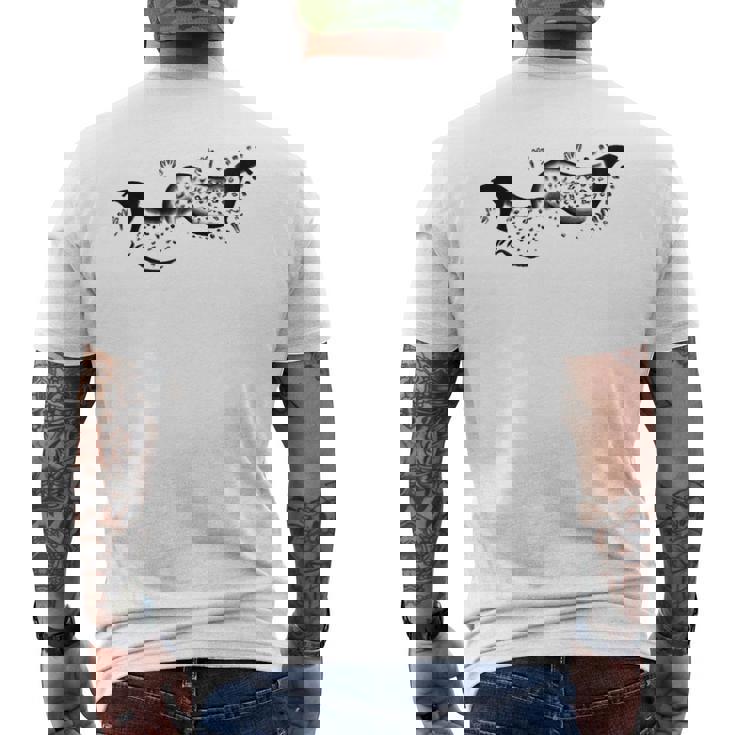 Arte Rupestre De La Edad De Piedra Por Dos Caballos De Pech Merle Manga Larga Camiseta Hombre Estampado Espalda