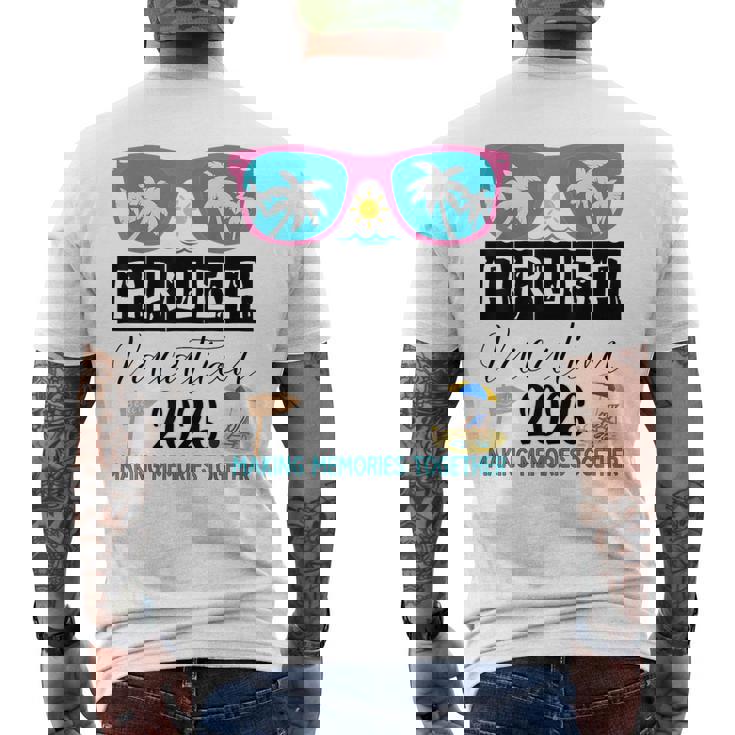 Aruba Trip 2026 Fun Matching Caribbean Vacation Group Men's Back Print T-Shirt