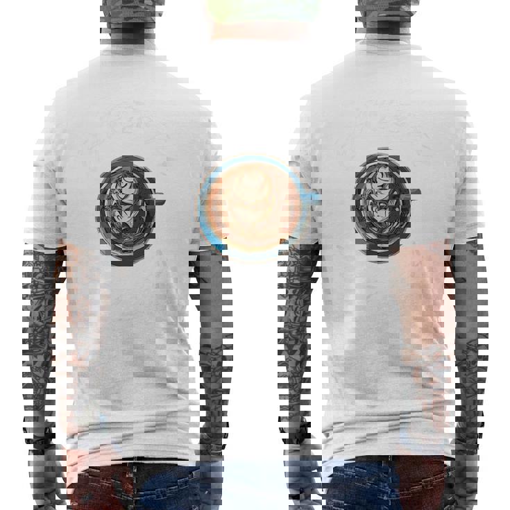 Barista Artista 社員カフェ用ラテアート メンズTシャツ バックプリント