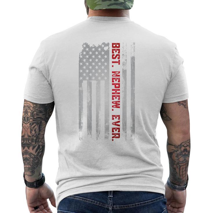 Best Nephew Ever American Usa Bandiera Regalo Per La Festa Del Papà Nipote T-shirt da uomo con stampa posteriore